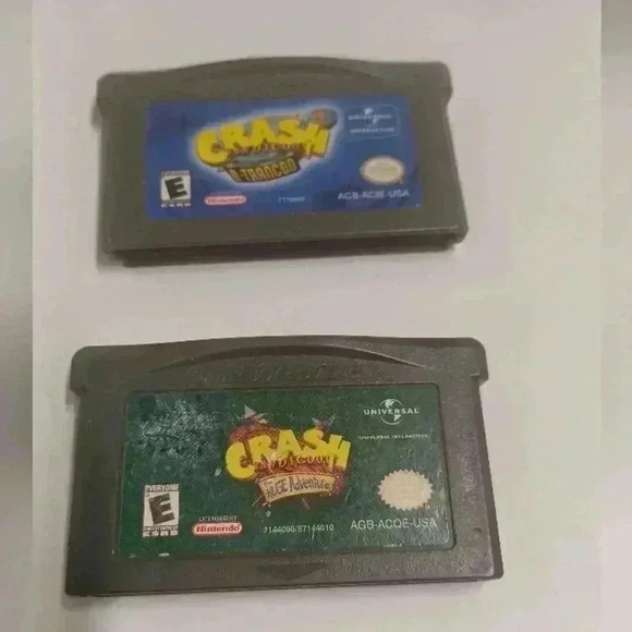 Crash Bandicoot Nintendo Game Boy Advance  GBA Bundle - Picture 2 of 4